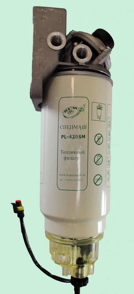 Фильтр в сб. с насосом подкачки топлива, с подогревом, PL-420 (верхний подогрев)